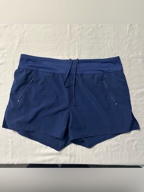 Beach House Navy Blue Swim Shorts Size 12